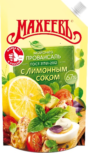 Майонез Махеевъ с Лимонным соком 67% 400мл д/п