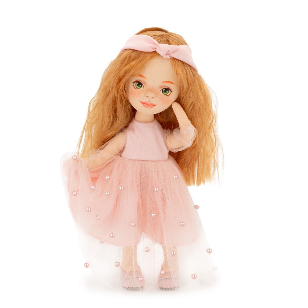 Кукла Санни в светло-розовом платье 32см Вечерний шик
