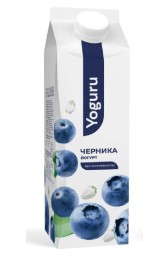 Йогурт YOGURU черника 1.5% 500г п/п Минский МЗ БЗМЖ