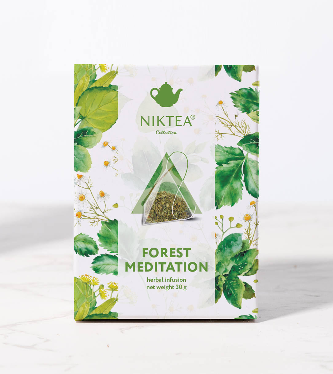 Чай Никтеа Лесная Медитация травяной 15х2.7г пирамидок к/кор