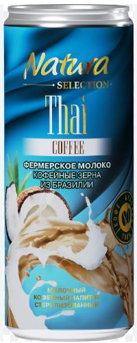 Напиток мол-коф Натура Селекшн Тай 220мл ж/б