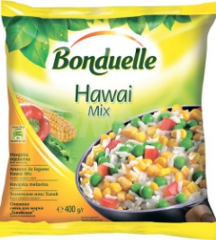 Смесь овощная Гавайский Микс заморожен 400г пак Бондюэль 