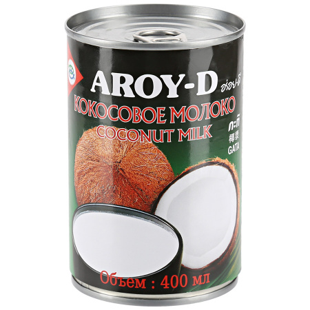 Молоко концентрированное кокосовое 400мл ж/б Арой-Д
