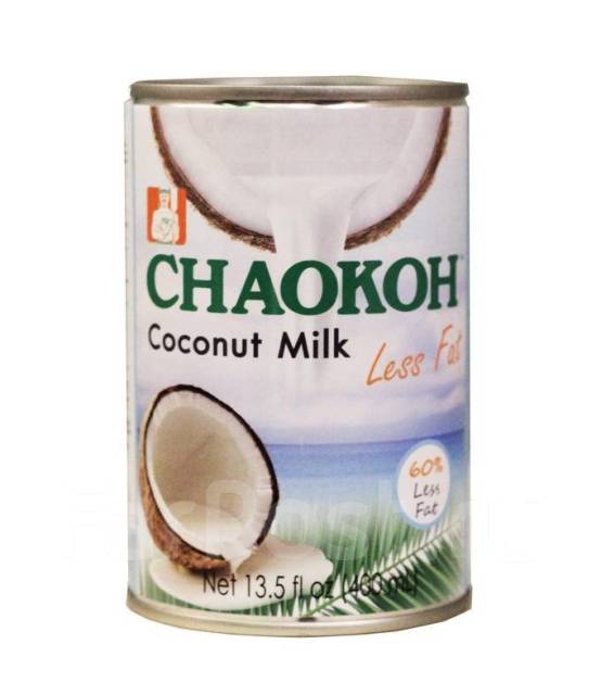 Молоко кокосовое с пониженным содерж жира 400мл ж/б Чаокон