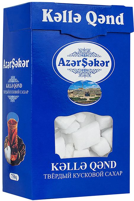 Сахар кусковой АзерСахар 750гр к/кор