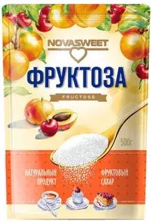 Фруктоза натуральный сахарозаменитель 500гр пакет Новасвит