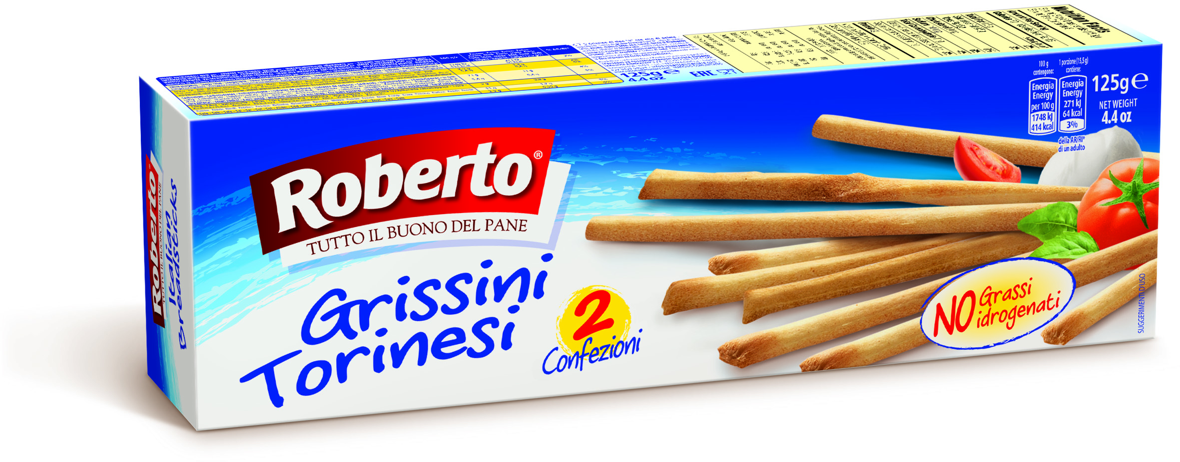 Палочки хлебные Гриссини Торинези 350гр пакет