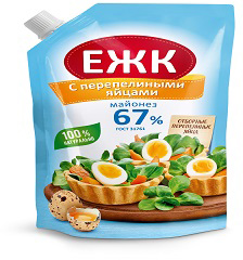 Майонез Провансаль с Перепелиными яйцами 67% 400мл дп ЕЖК
