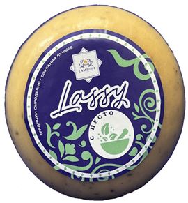 Сыр Лэсси с песто 50% 1кг БЗМЖ