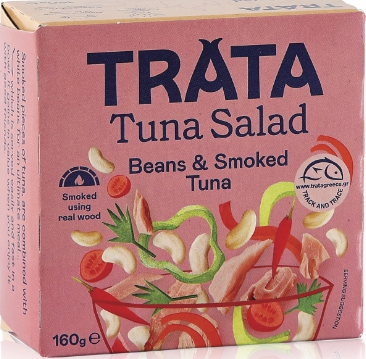 Салат из копченого тунца с фасолью 160г ж/б кор Трата