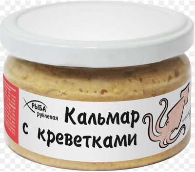 Кальмар рубленый с креветками Европром 180г ст/б